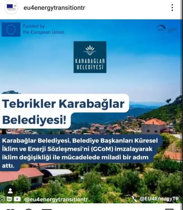 İzmir Karabağlar'dan iklim değişikliğine ve afetlere karşı dirençli imza