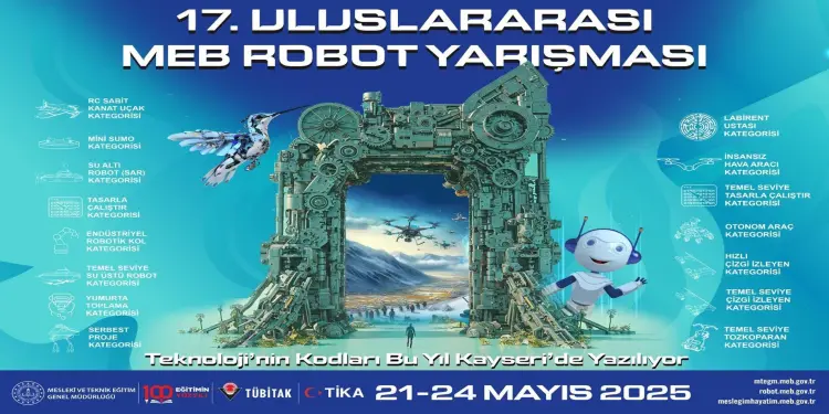 17. Uluslararası MEB Robot Yarışması başladı güncel haberi