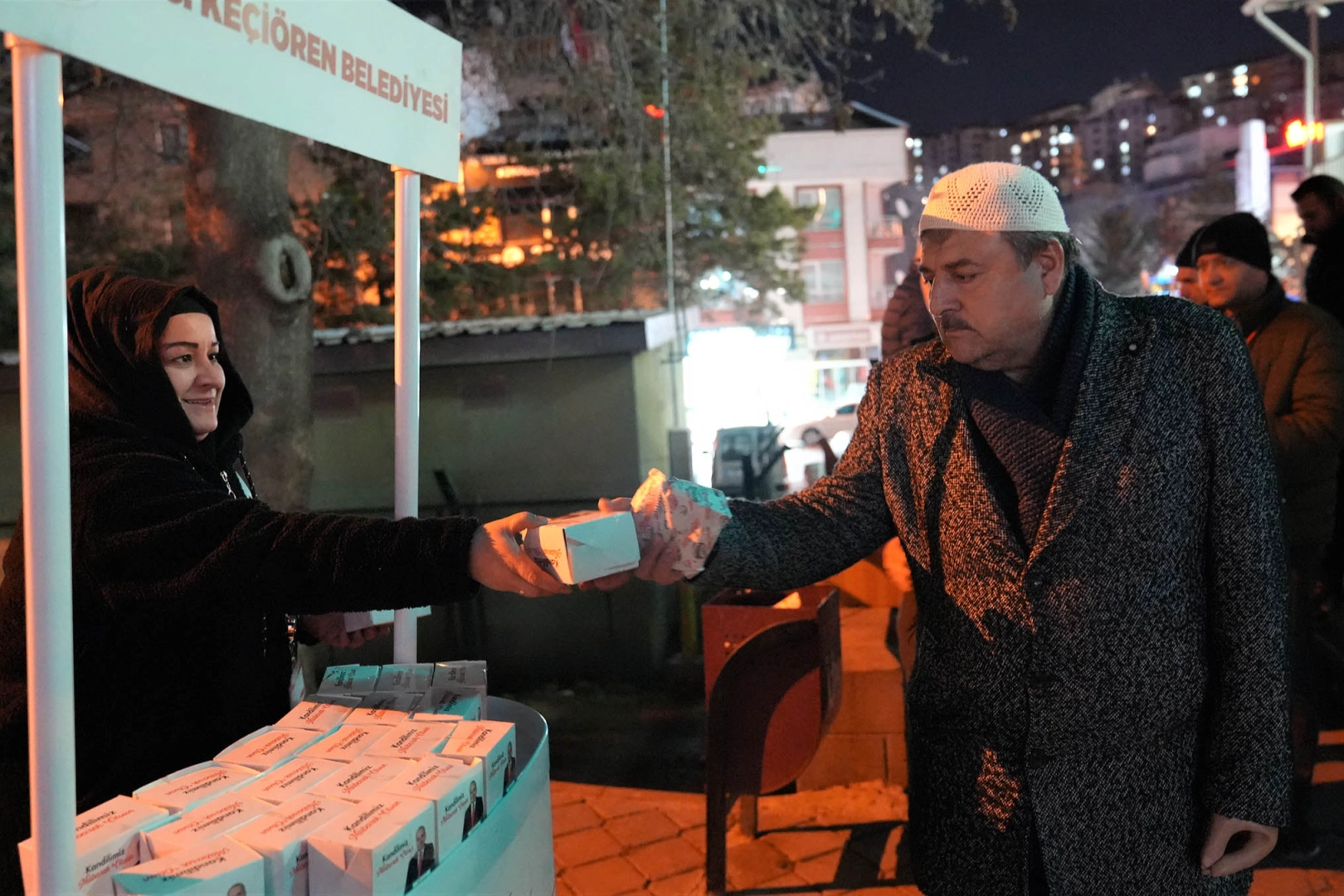 Ankara Keçiören'de kandil simidi ikramı güncel haberi