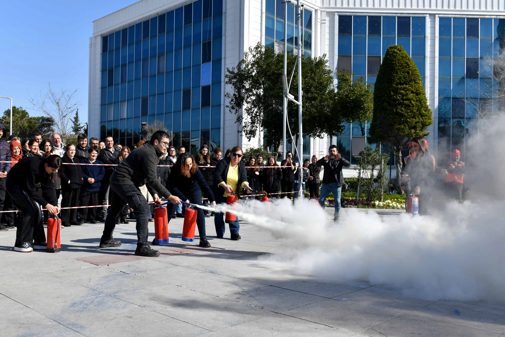 Antalya Muratpaşa Belediyesi'nde yangın tatbikatı güncel haberi