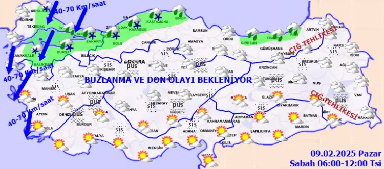 Bugünün yeni hava raporu! Kar etkisini sürdürecek! güncel haberi