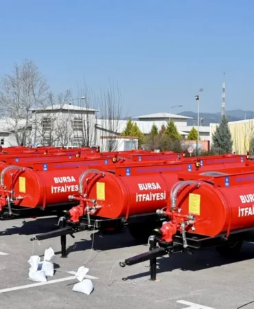 Bursa Büyükşehir'den kırsal mahallelere yangın tankeri güncel haberi