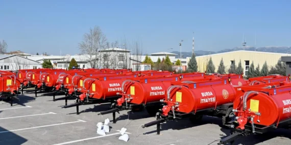 Bursa Büyükşehir'den kırsal mahallelere yangın tankeri güncel haberi