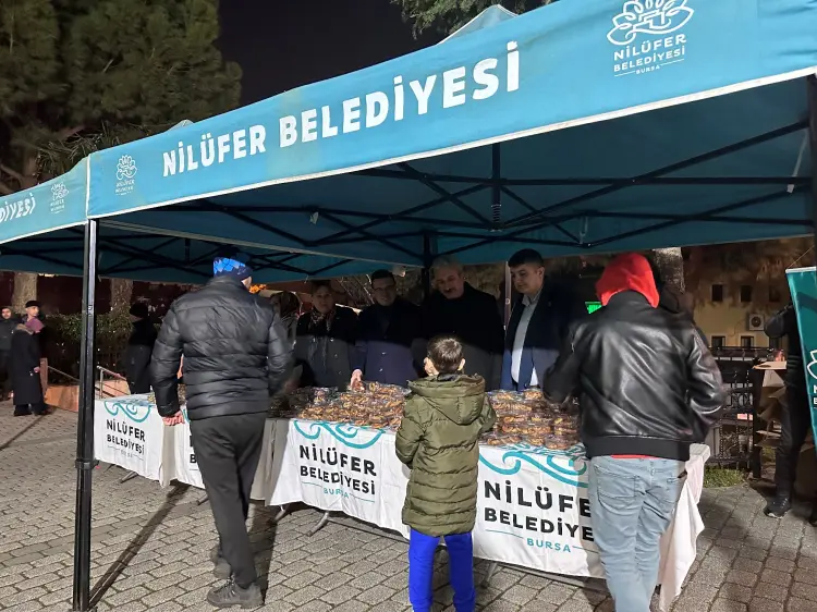 Bursa Nilüfer’de Berat Kandili bereketi güncel haberi