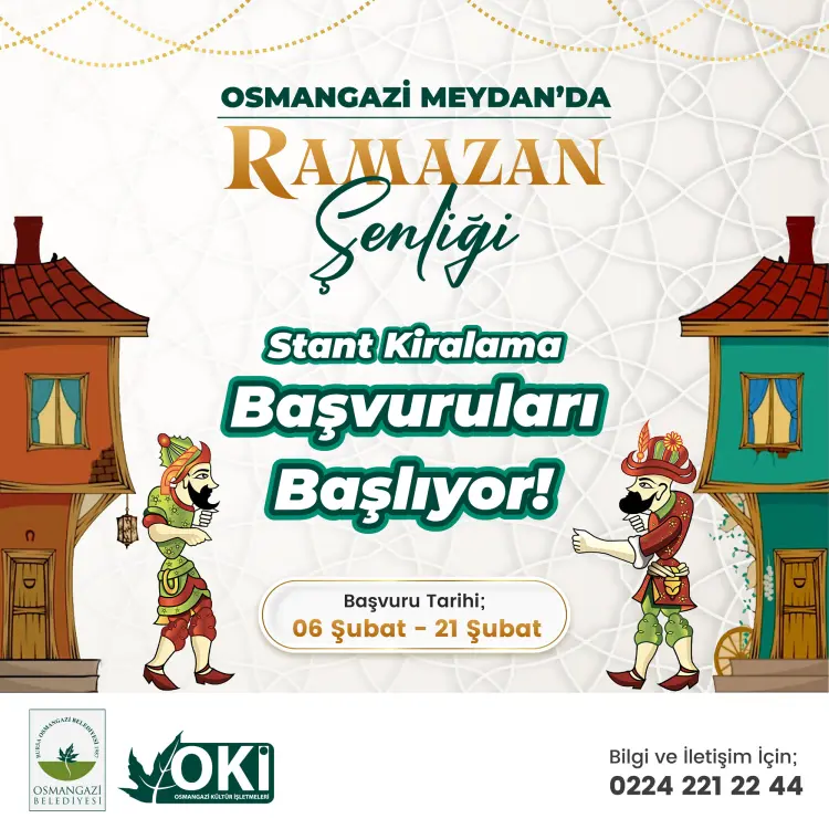 Bursa Osmangazi’de Ramazan şenlikli geçecek güncel haberi