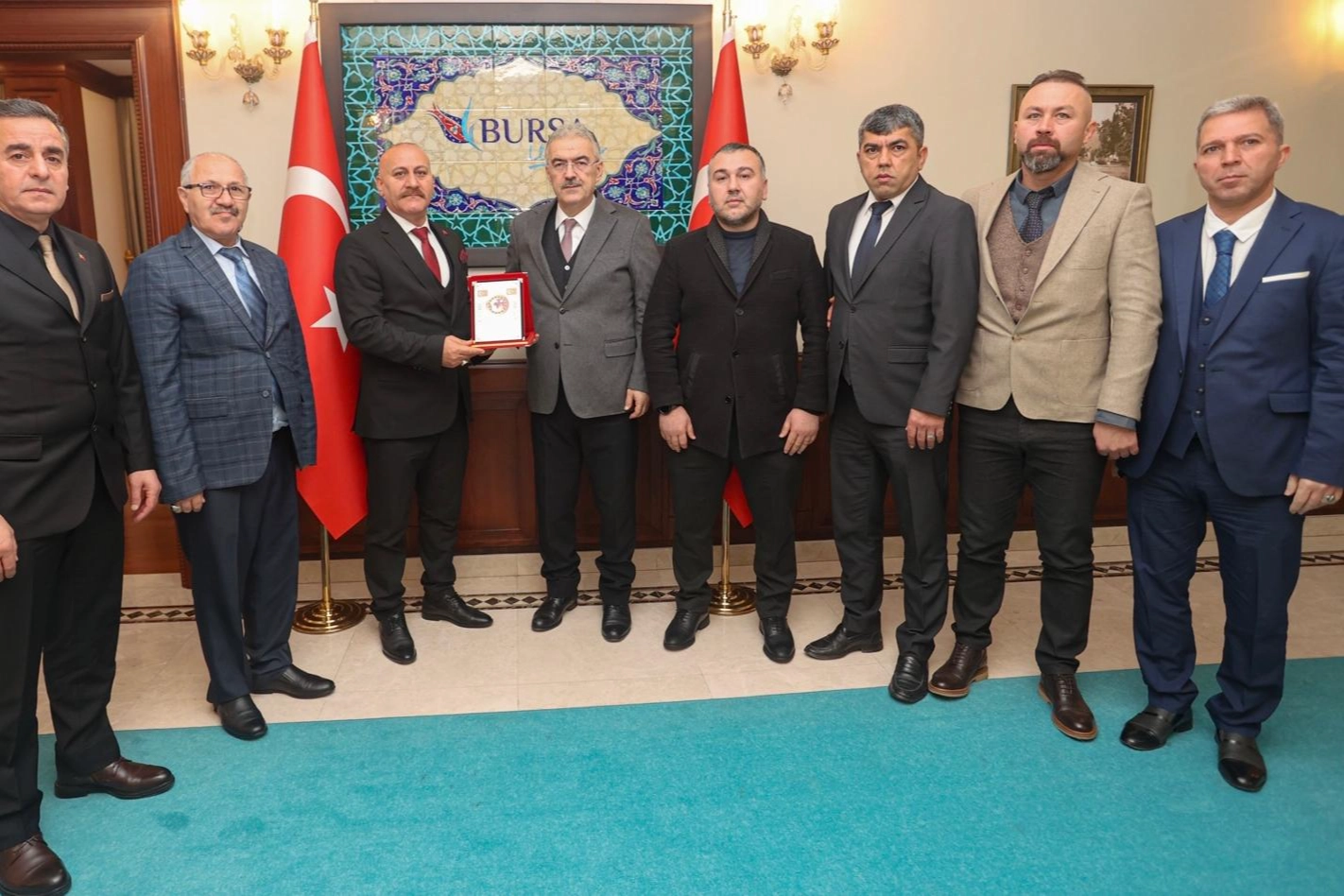 Dünya Türk Birliği’nden Bursa Valisi Ayyıldız’a ziyaret güncel haberi