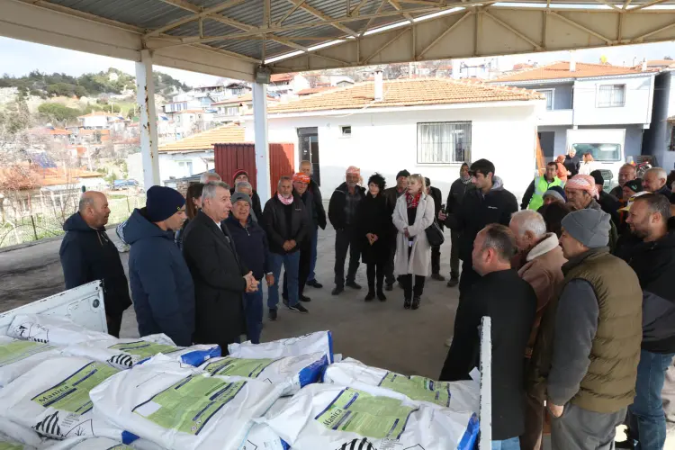 İzmir Güzelbahçe'den çiftçilere can suyu güncel haberi