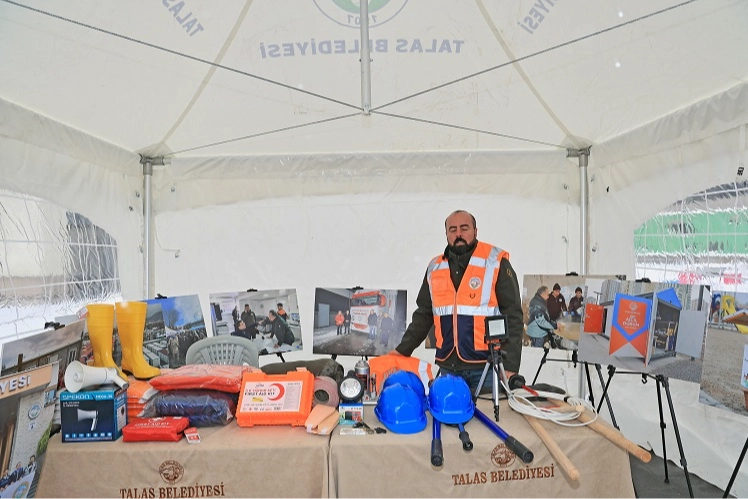 Kayseri Talas'ta deprem farkındalığı güncel haberi