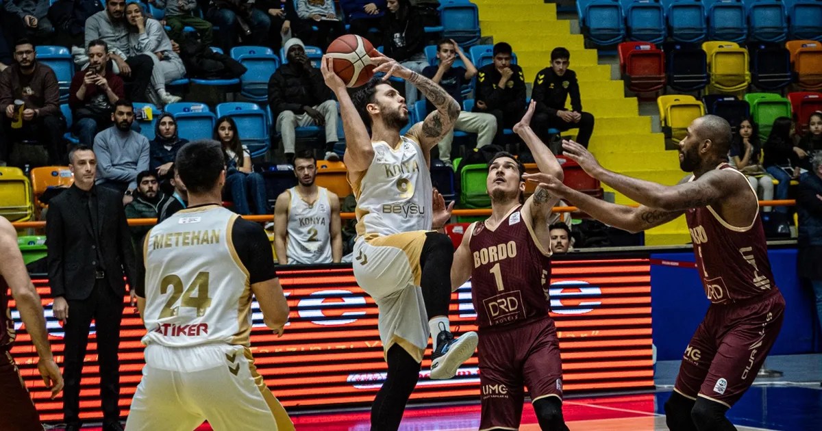 Konya, Bandırma Bordo Basketbol’a şans tanımadı güncel haberi