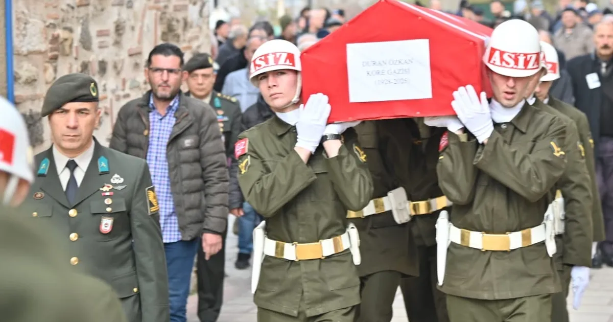 Kore Gazisi Özkan sonsuzluğa uğurlandı güncel haberi
