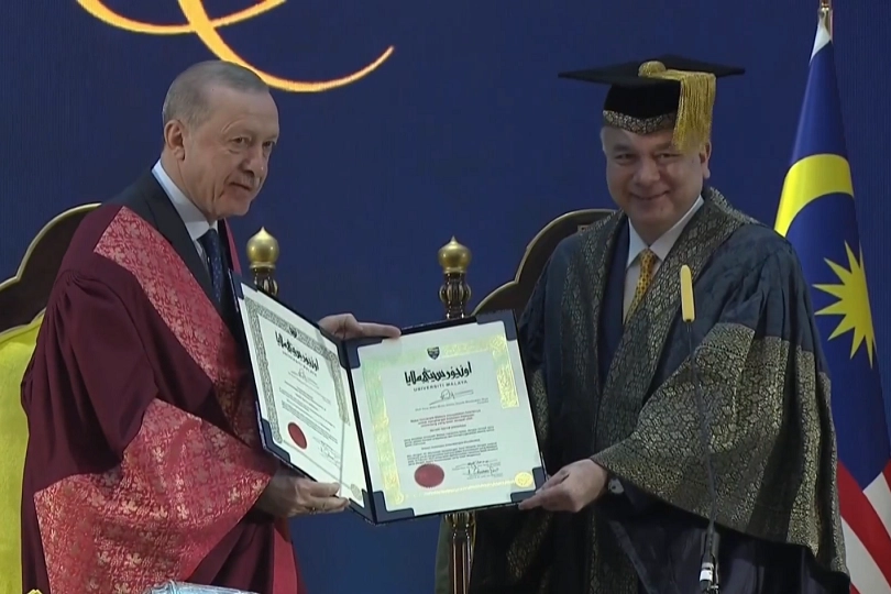Malezya'dan Cumhurbaşkanı Erdoğan'a fahri doktora beratı güncel haberi