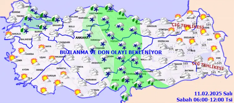 Orta Karadeniz ve İç Anadolu'da 'kar' uyarısı! güncel haberi