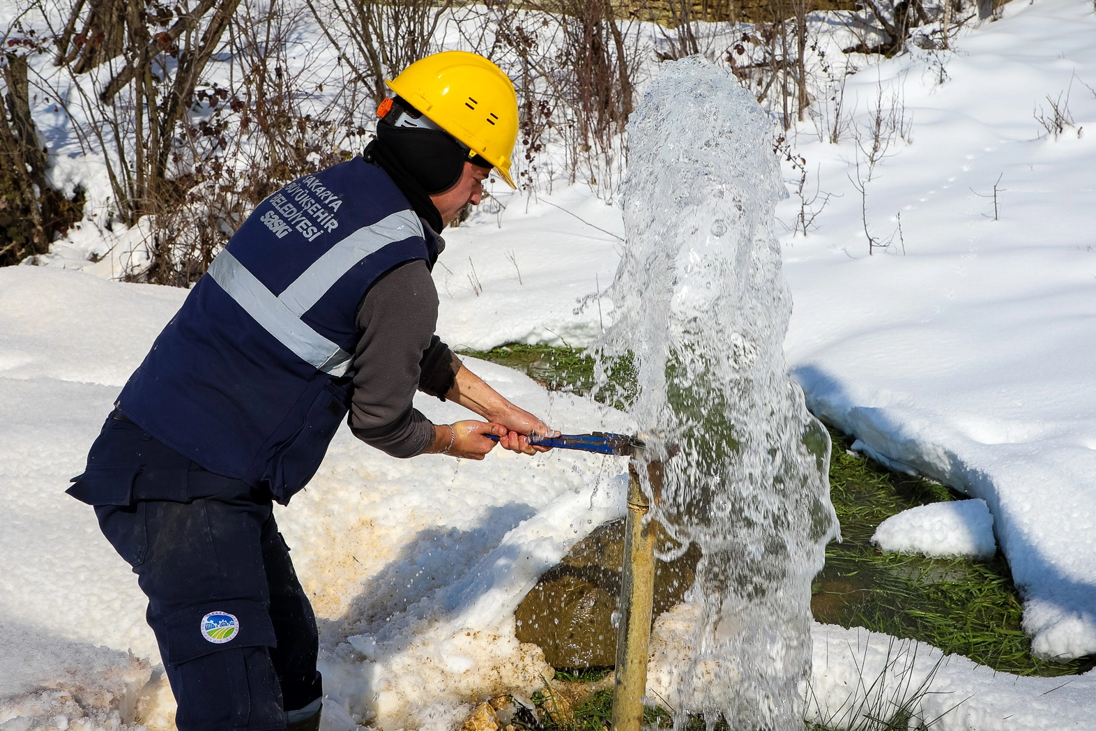 Sakarya'da kış şartlarına karşı altyapı hatları güvende güncel haberi