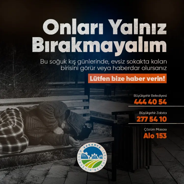 Sakarya’da soğuk havalar için önemli çağrı! güncel haberi