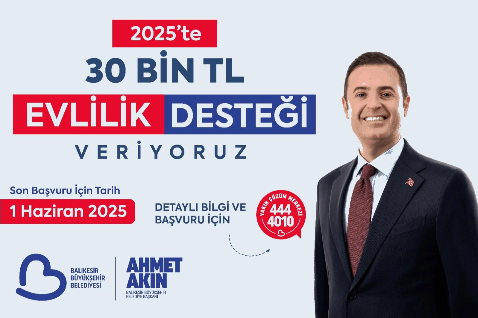 Balıkesir'den 30 bin liralık evlilik desteği haberi