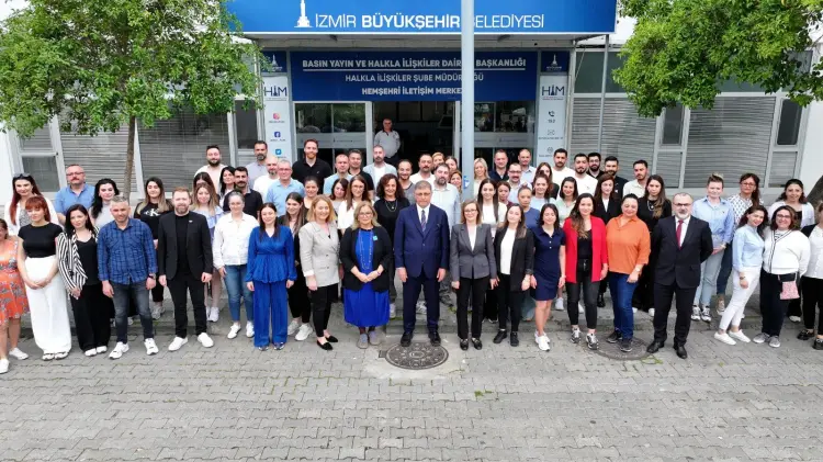 Başkan Tugay’dan HİM personeline ziyaret haberi