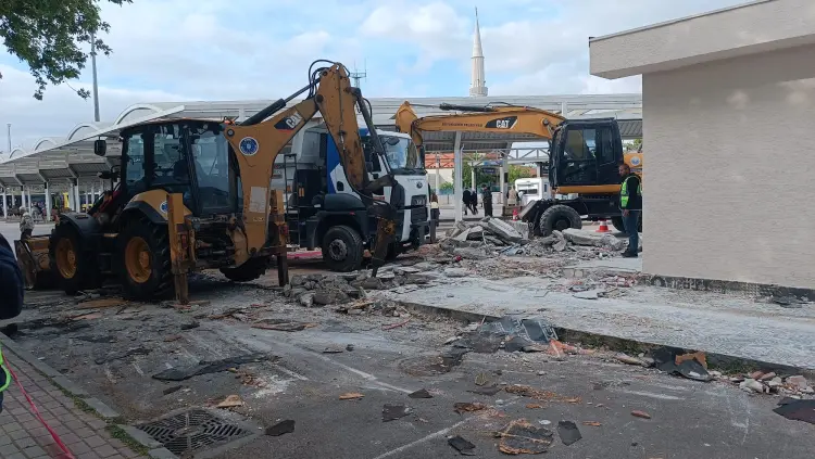 Bursa Terminali’nde altyapı çalışmaları hızlandı haberi