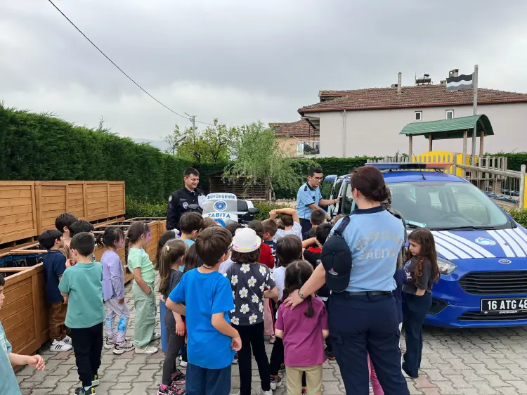 Bursa Zabıtası'ndan çocuklara trafik eğitimi haberi