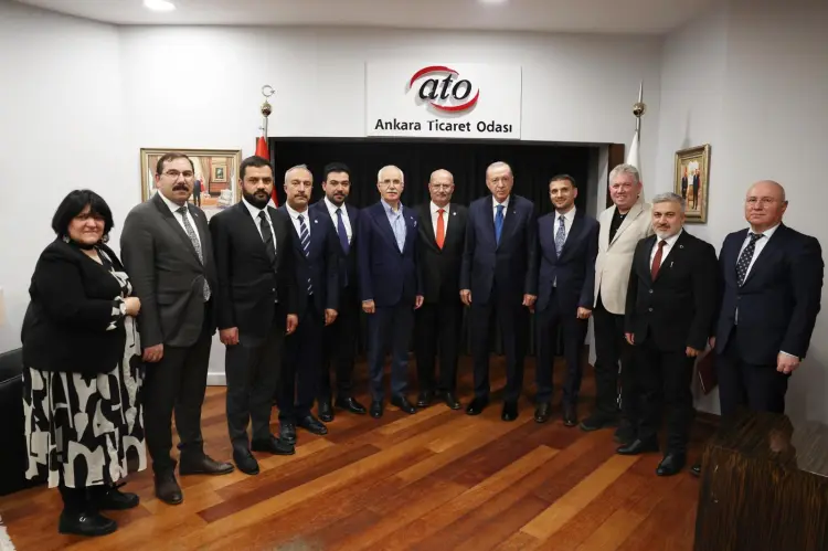 Cumhurbaşkanı Erdoğan’dan ATO’ya ziyaret haberi