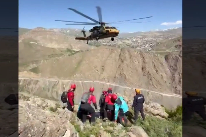 Hakkari’de yaralı vatandaş kurtarıldı haberi