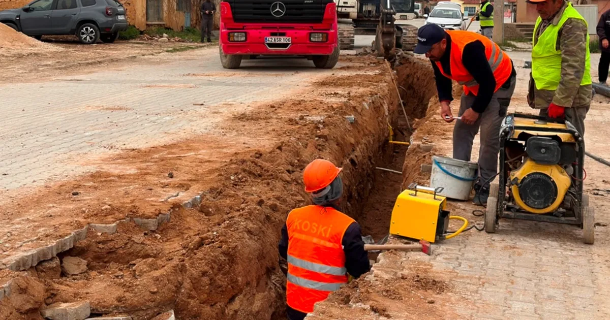 Konya'da altyapıya güçlü dokunuş haberi