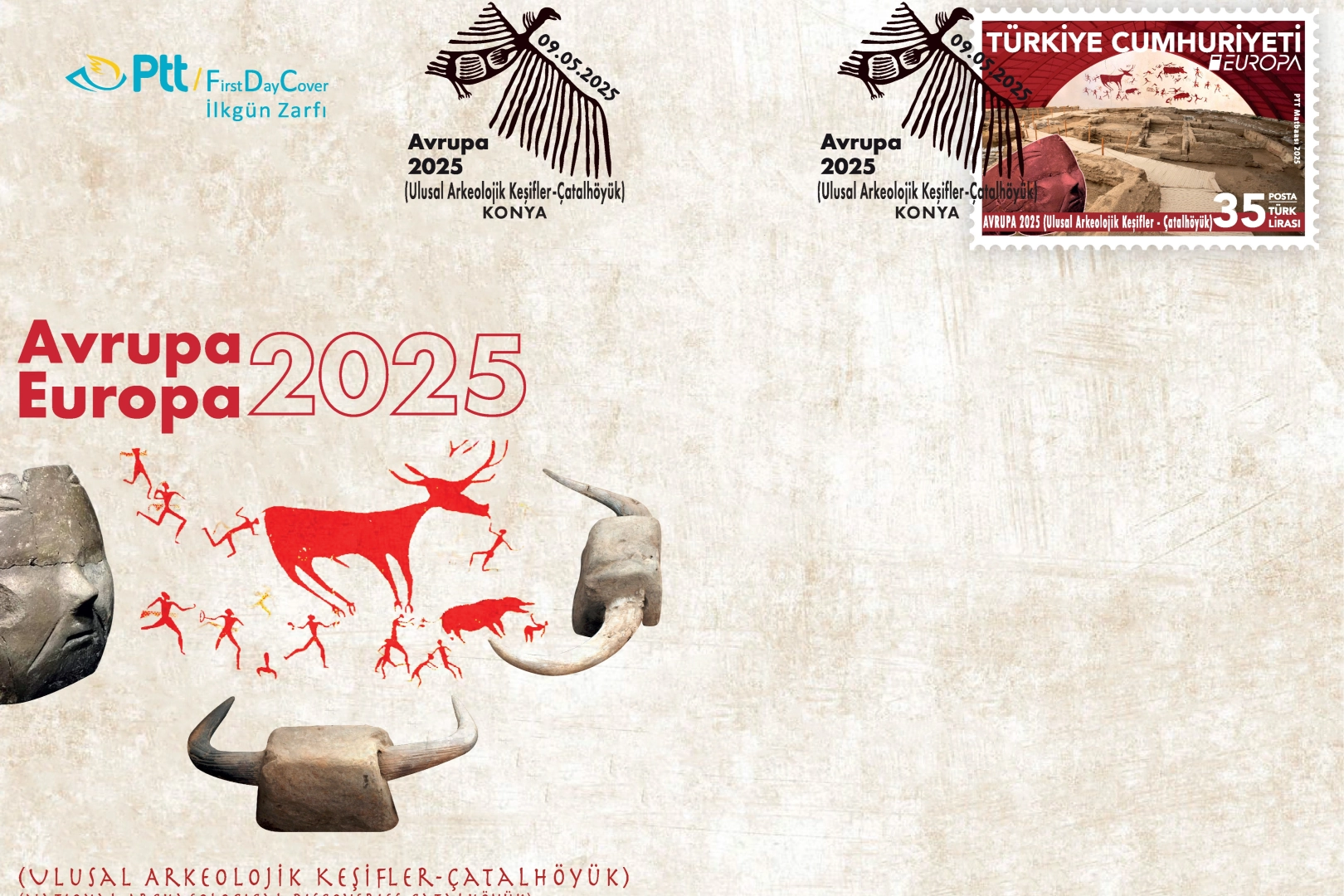 PTT'den 'Avrupa 2025' özel anma pulu haberi