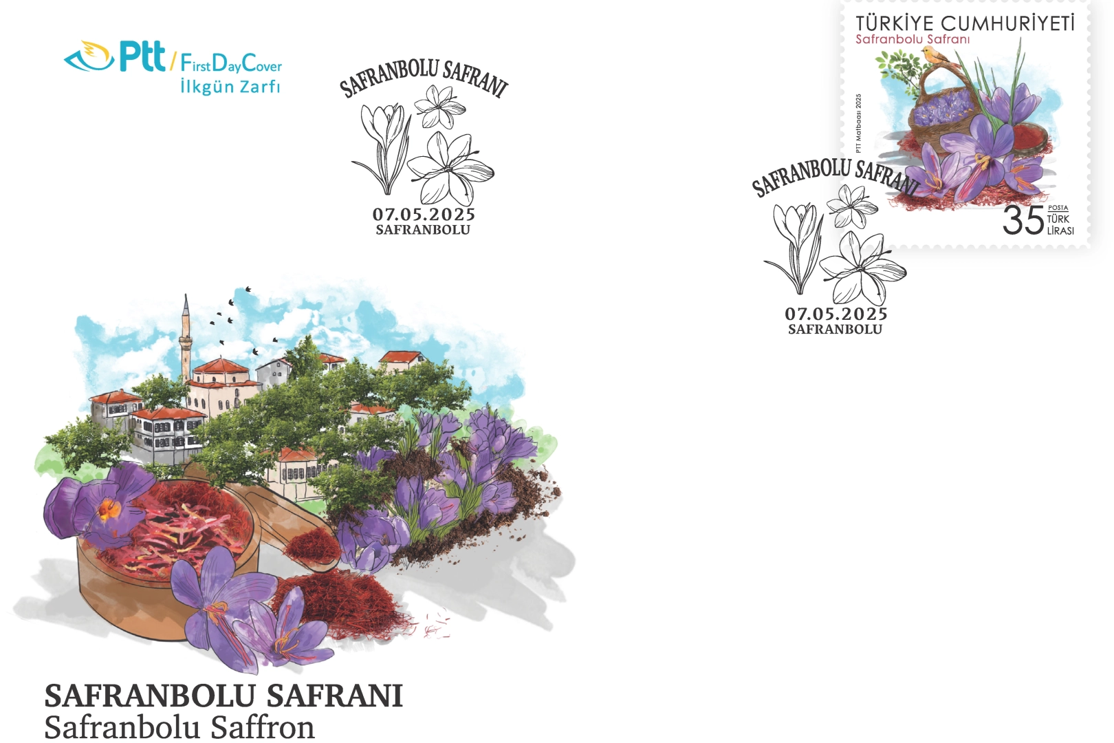 PTT'den 'Safranbolu Safranı' anma pulu haberi