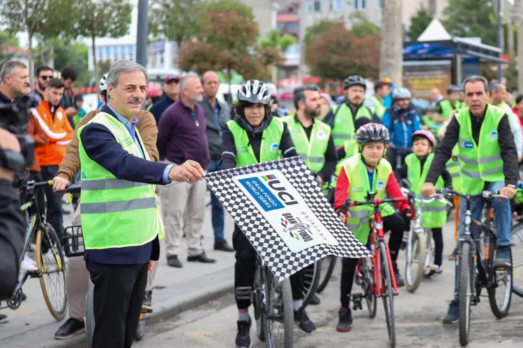 Sakarya'da pedallar daha güvenli bir trafik için dönecek haberi