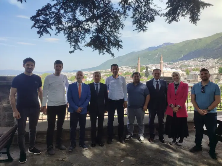 Turist Rehberleri Birliği Başkanı Bursa’da haberi